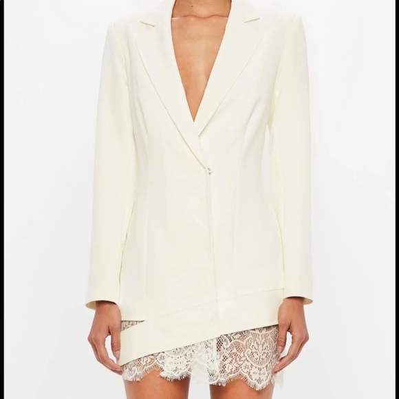 missguided peace and love blazer dress